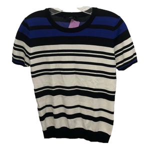 Cue in the City Striped Lightweight Sweater, Small